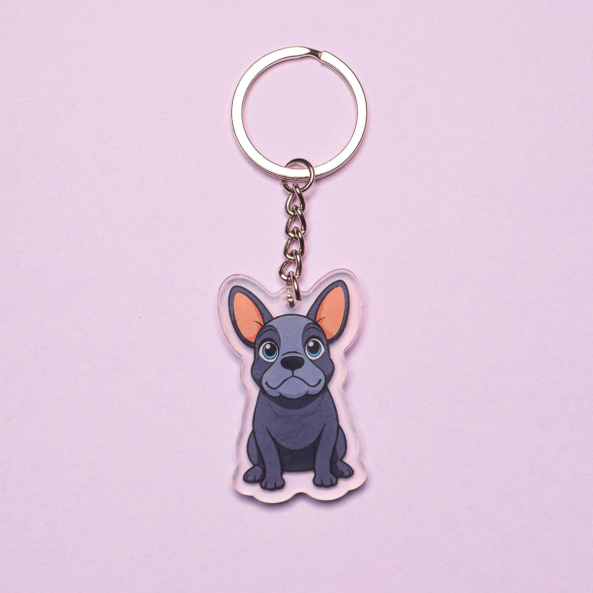 French Bulldog Breed Keyring