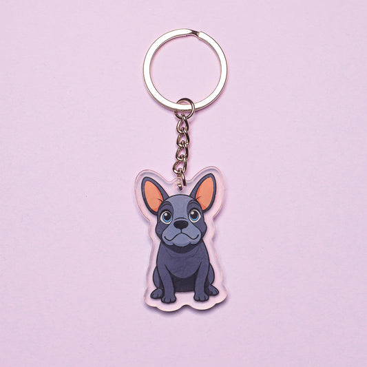 French Bulldog Breed Keyring