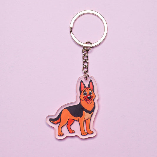 German Shepherd Dog Breed Keyring