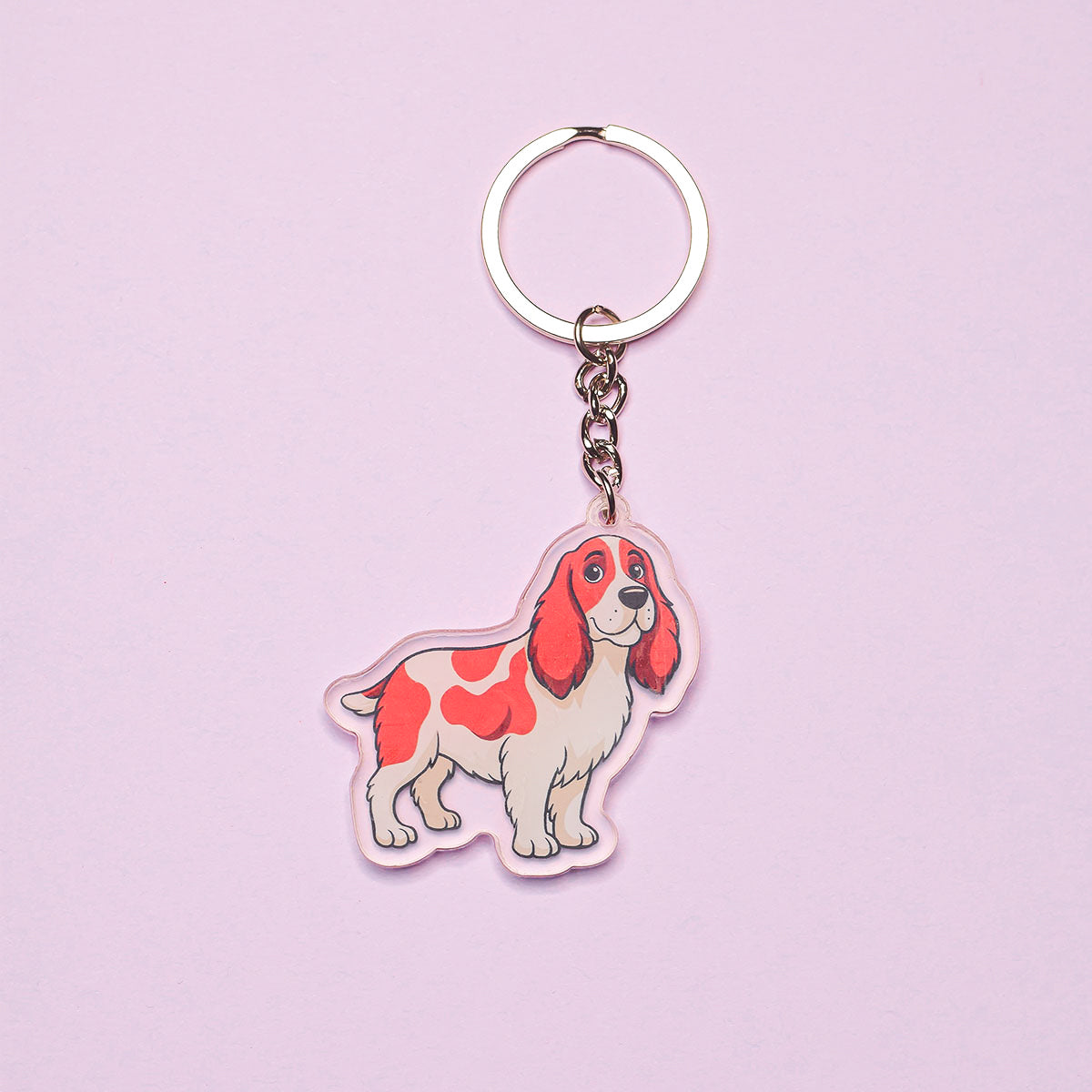 Spaniel Dog Breed Keyring