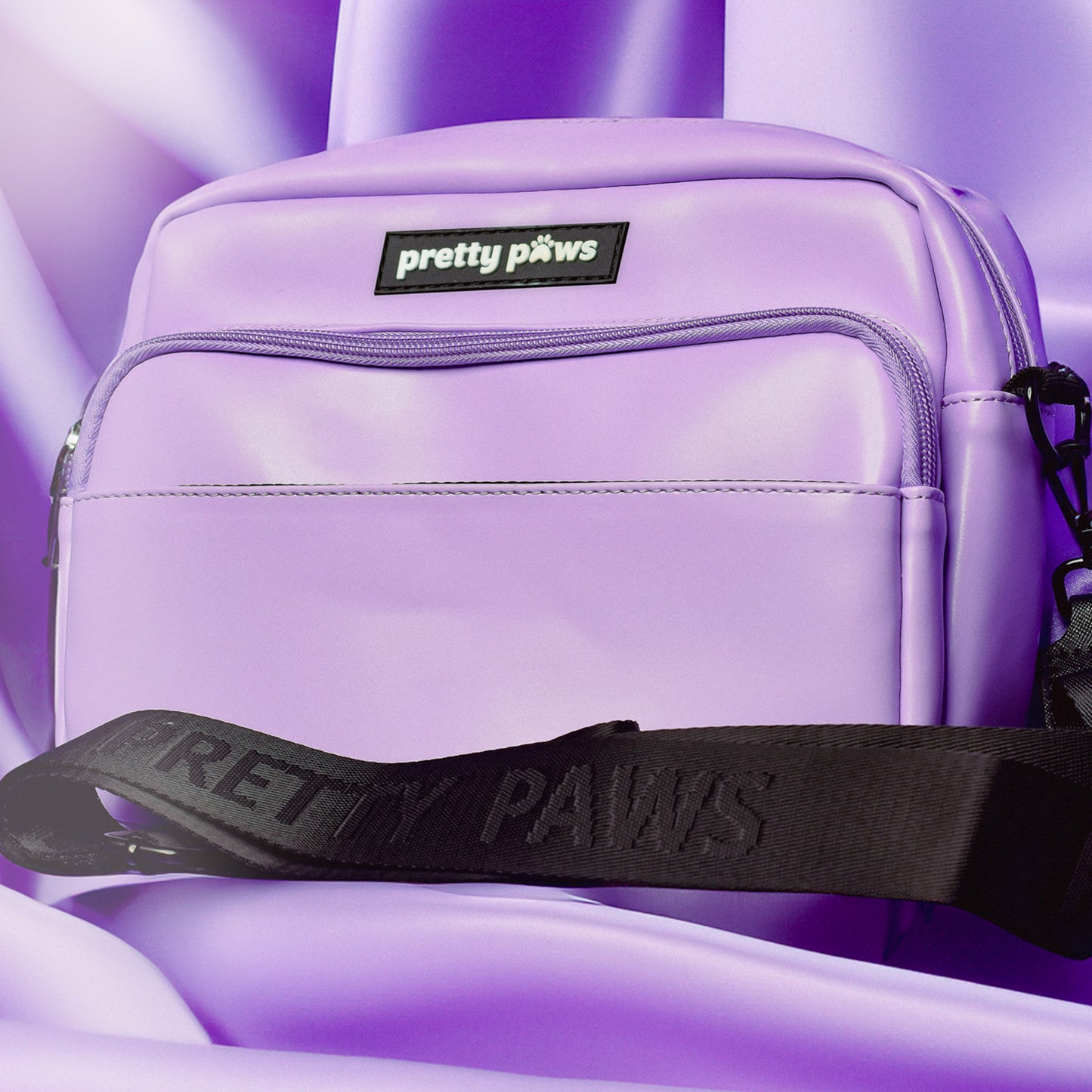 Lilac Dog Walking Bag